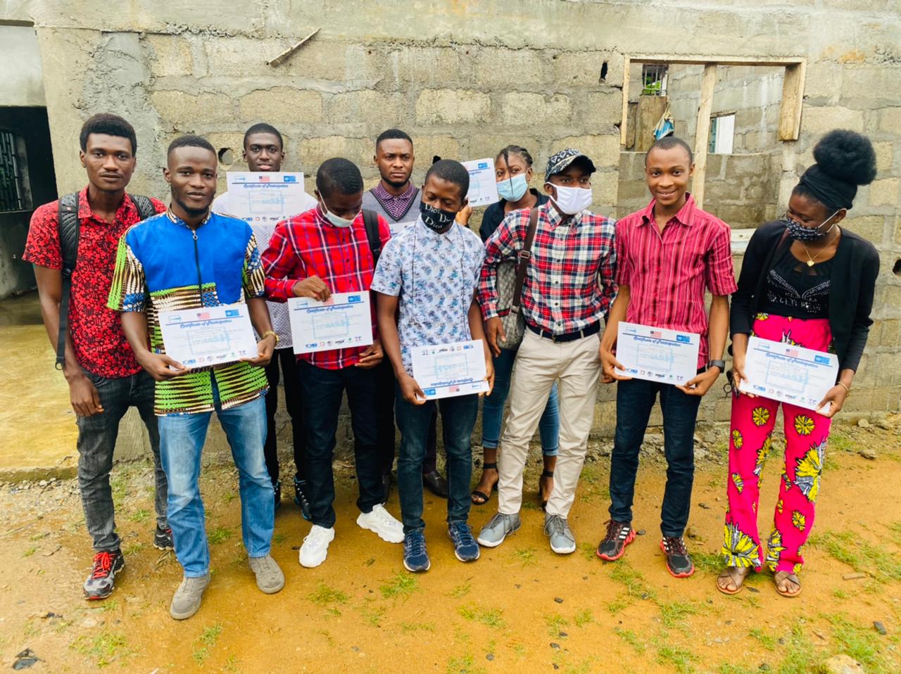 YONER LIBERIA AWARDS CASH PRIZE TO WINNERS OF UNLEASH SDGS HACKS LIBERIA 2021!!